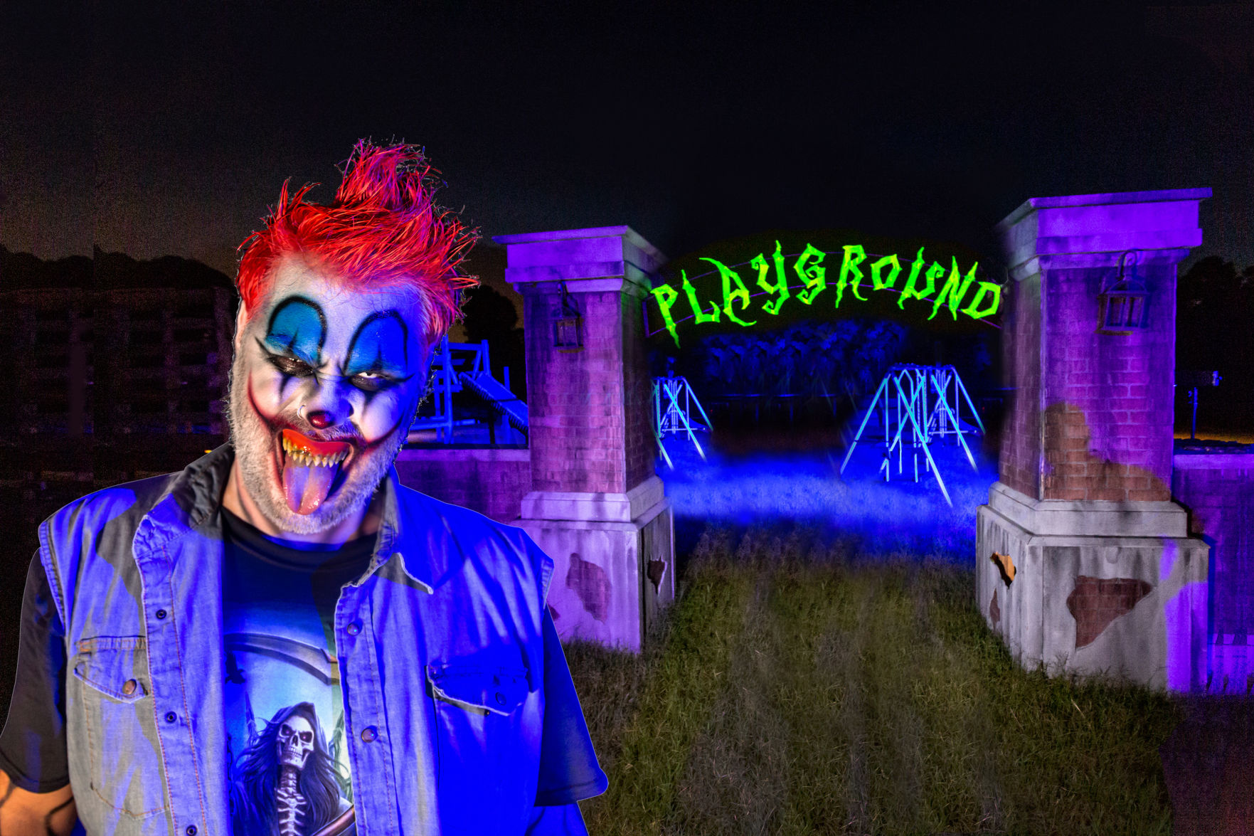 Tiny the Clown Boone Hall Fright Nights